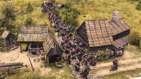 Mercenary Troops attacking