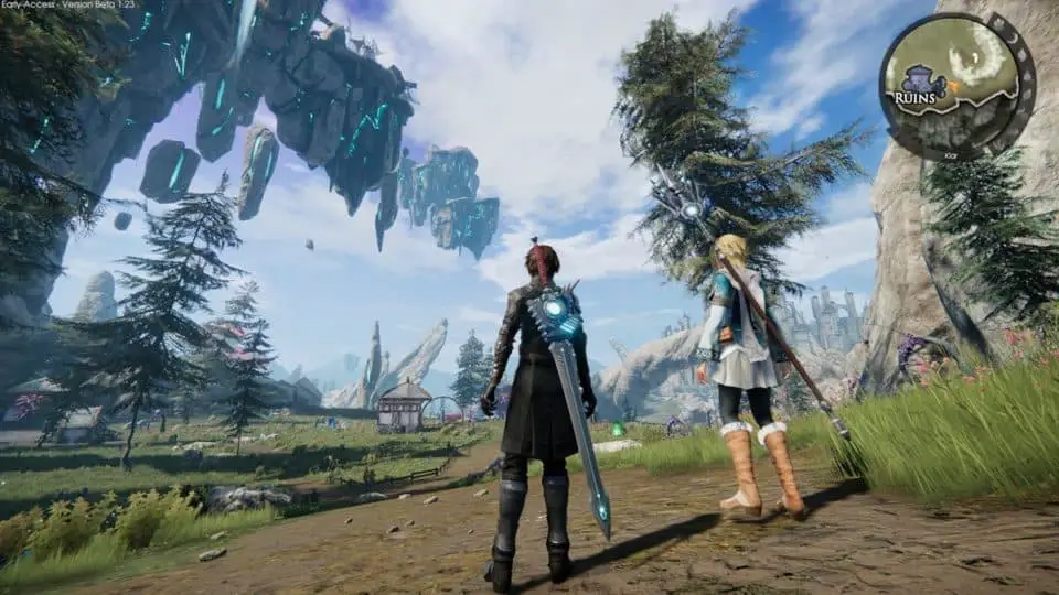 Edge Of Eternity Review - Test - Indie JRPG in Final Fantasy Style - City in the sky