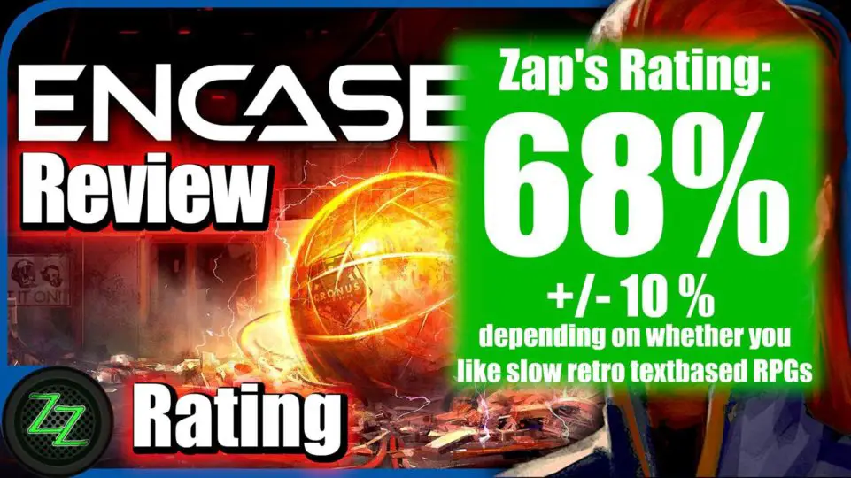 Encased Review
Rating and Scoring with numbers - 68 percent