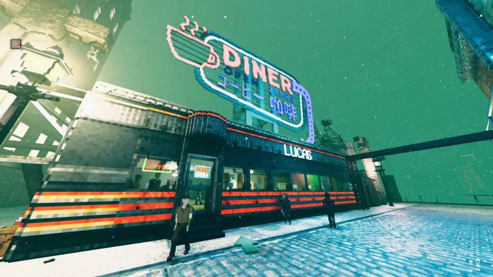 Indie Games April 2023 - Shadows of Doubt - Search the diner for clues - Durchsuche das Restaurant nach Spuren