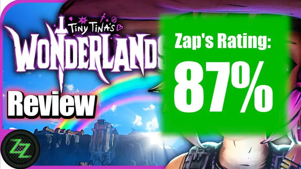 Tiny Tina's Wonderlands Review 
Rating with numbers 87 percent