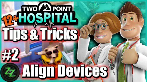 Two Point Hospital Tipps & Tricks Vol. #2 Tip 10 - Align devices - Geräte Ausrichten