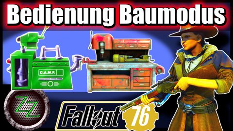 Fallout 76 Guide (Deutsch - German) - Camp, Workshop, Baumodus - Grundlagen Tutorial 03 bedienung baumodus