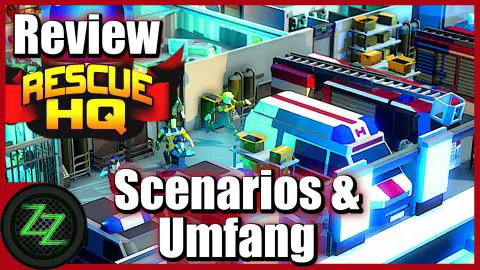 Rescue HQ Review (Deutsch-German) Polizei, Feuerwehr & Rettungsdienst Simulator im Test -Tycoon Game 04 Scenarios und Umfang