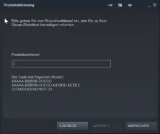 Erklärung Steam Key einlösen - ein Spiel bei Steam aktivieren - Den Steam Key einlösen