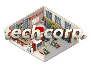 Tech Corp Deutsch Review
Wirtschaftssim im Test - TechCorp Logo