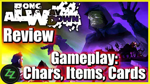 A Long Way Down Review
Gameplay - Chars, Items, Cards