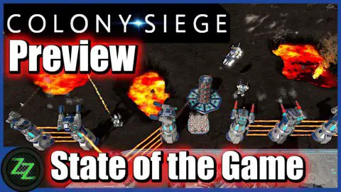 Colony Siege (p)Review - RTS + Tower Defense Mix im Weltraum (German, many subtitles) 08 Colony Siege State of the Game - Zustand des Spiels