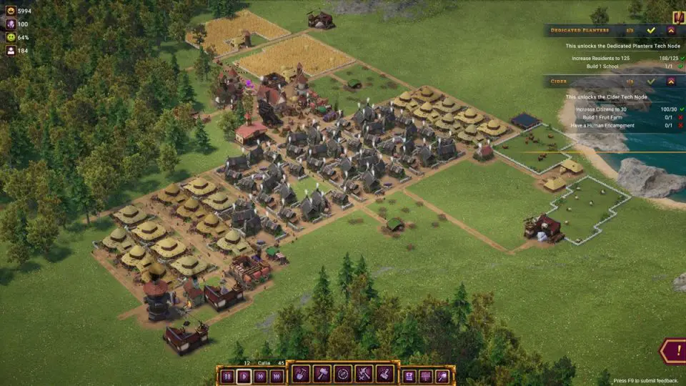 Distant Kingdoms Review - Fantasy Strategie RPG City-Builder im Test - Build a small village into a town - Baue dein kleines Dorf in eine Stadt aus