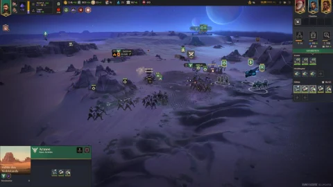 Dune Spice Wars Review - 4X Echtzeit-Strategie Perle im Wüstensand gefunden (Test - 2022) 11 Nacht auf dem Wüstenplanet Dune