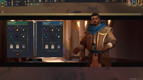 Dune Spice Wars Review - 4X Echtzeit-Strategie Perle im Wüstensand gefunden (Test - 2022) 12 Handel mit anderen Völkern