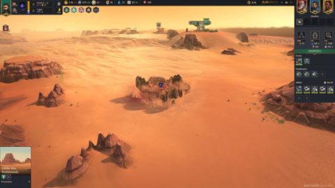 Dune Spice Wars Review
Gigantischer Sandwurm frisst unseren Spice-Ernter