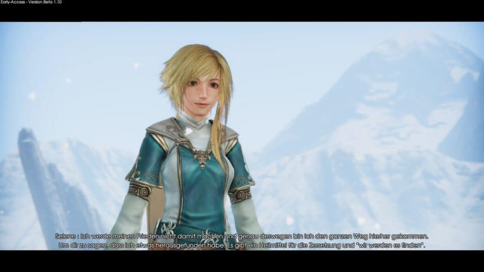 Edge Of Eternity Review - Test - Indie JRPG in Final Fantasy Style - Little sister priest Selene