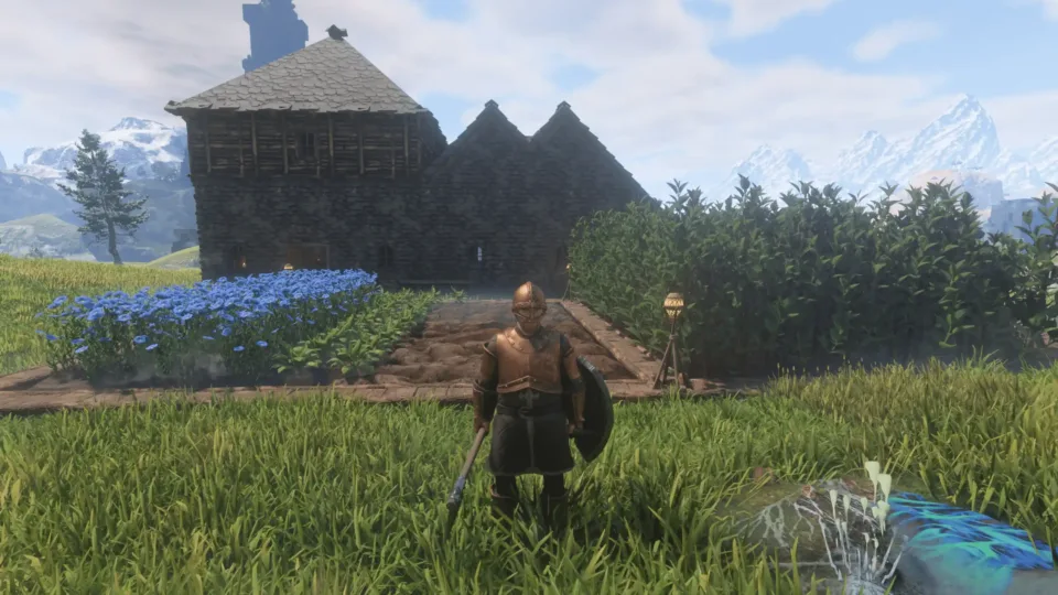 Enshrouded Review - Test - Baumodus erlaubt ein eigenes Zuhause und auch Farming