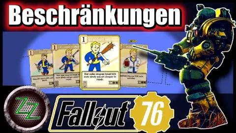 Fallout 76 Tutorial Charakter-Beschränkungen