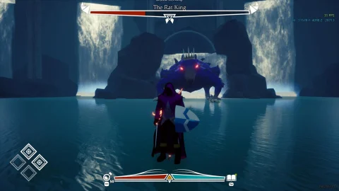 Holomento - frisches roguelite 3D Adventure RPG - Early Access (p)Review - Test 17 Der Rattenkönig in seiner Boss-Arena