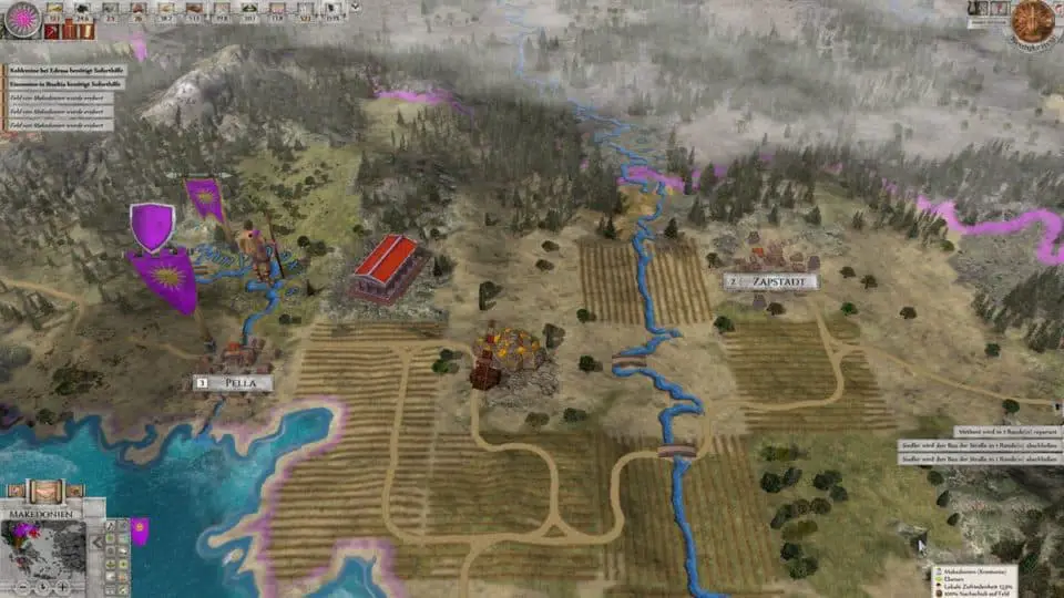 Imperiums Greek Wars Review - Test - 4X Rundenstrategie in der Antike - 4X Turnbased Strategy in ancient Greece - Map View