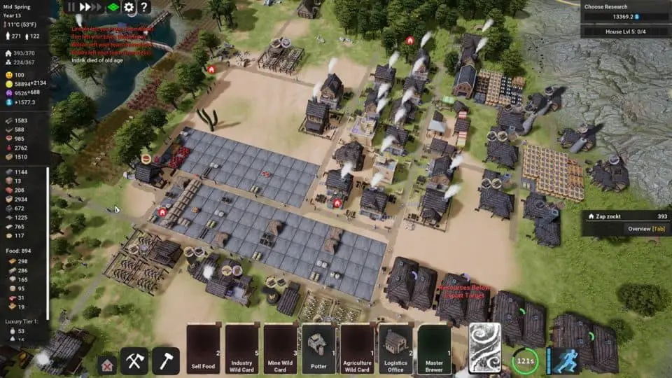 Kingdoms Reborn Review - Aufbau-Mix aus Banished & Civilization im Test - industrial area - industrie gebiet