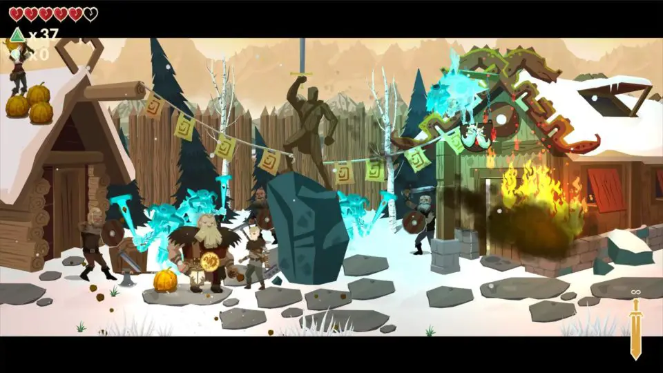 Leifs Adventure Netherworld Hero - Gamescom21 Short News - Zapzockt.de Gaming News - Viking village - Wikingerdorf