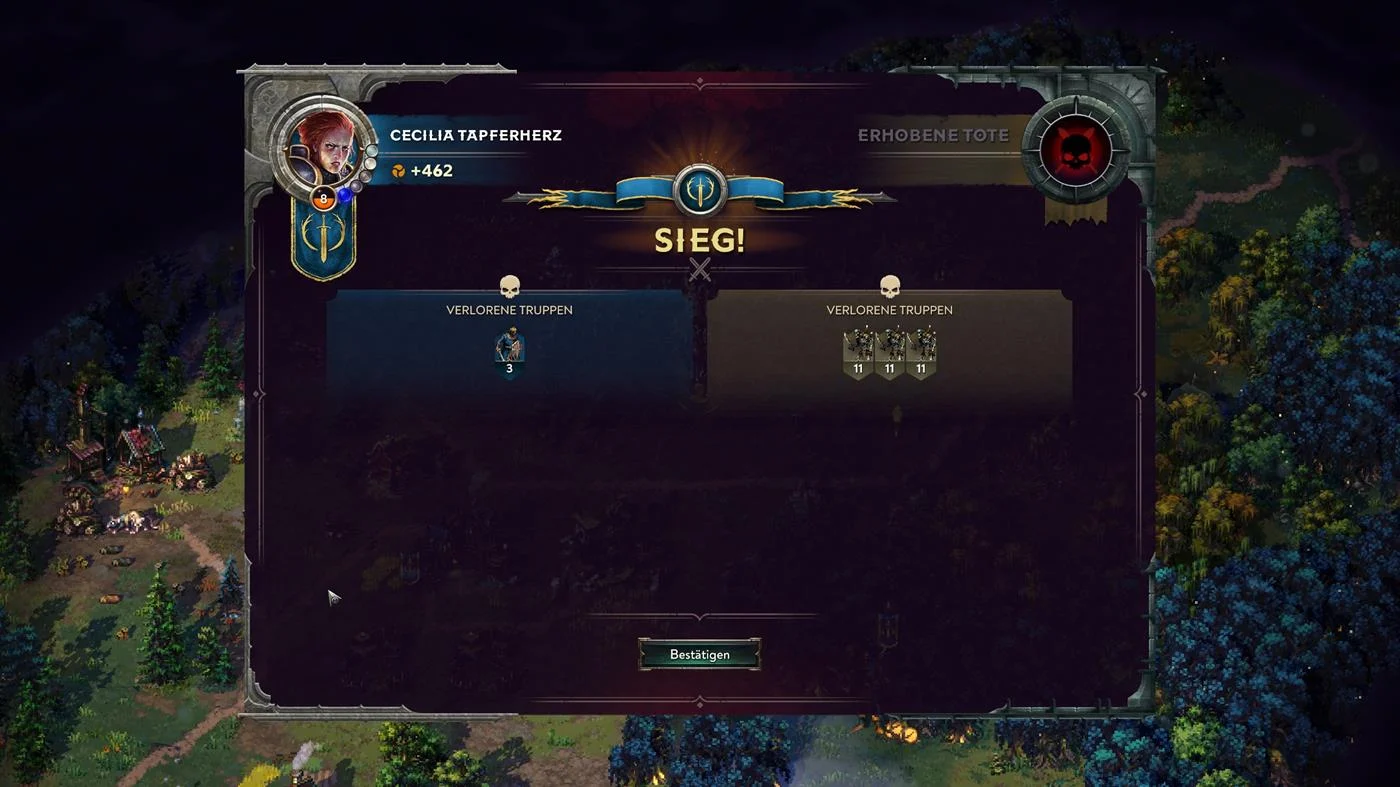 Songs of Conquest Review - spannendes Heroes of Might and Magic Remake im Pixelart Style 24 Songs of Conquest Gameplay
Kampfauswertung