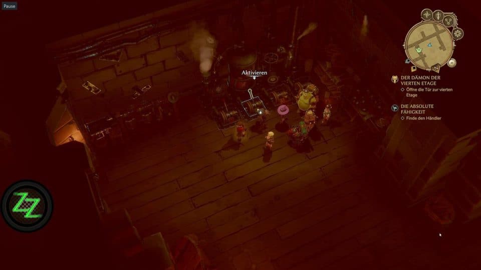 The Dungeon of Naheulbeuk Review - Test des Runden-Taktik RPG mit Humor - lever riddles and hidden secrets - schalter rätsel und versteckte geheimnisse