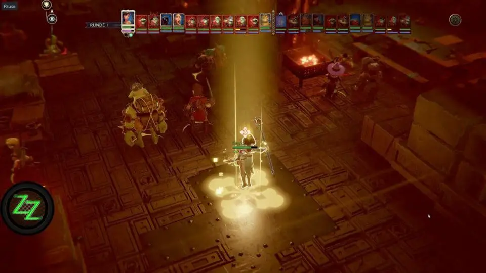 The Dungeon of Naheulbeuk Review - Test des Runden-Taktik RPG mit Humor - many different spells and skills - viele verschiedene Zauber und Fähigkeiten