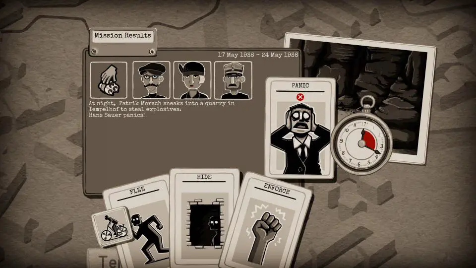 Through The Darkest Of Times Review-Test - Widerstand als Rundenstrategie - Mission details