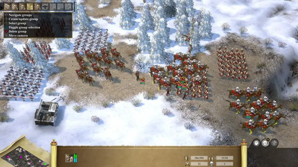 praetorians hd remaster - echtzeit strategie mit großen Truppen Bewegungen
