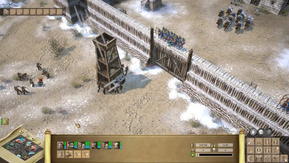 praetorians hd remaster - taktische kämpfe - Mauern einreissen